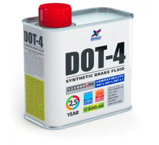 სამუხრუჭე სითხე DOT 4 XA 50003 500 მლ