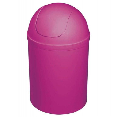 ნაგვის ურნა Bisk pink 5 ლ