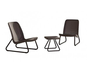 კომპლექტი ბაღის ავეჯის Rio Patio set (მაგიდა, 2 სავარძ.)