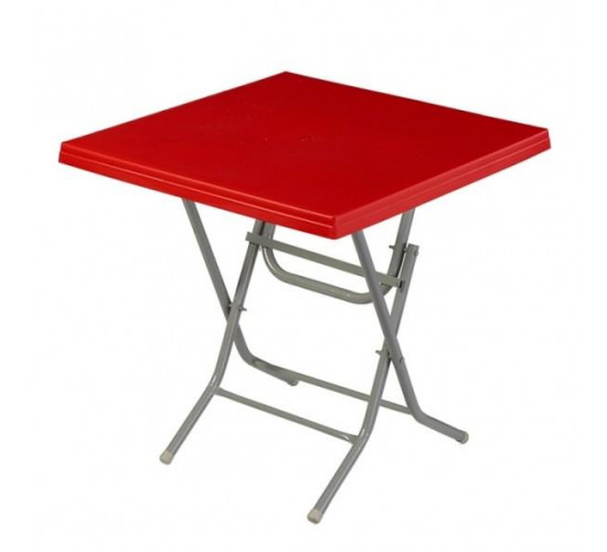 მაგიდა გასაშლელი LADIN Red 75x75