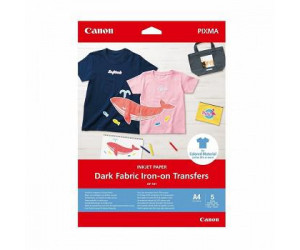 CANON DARK FABRIC IRON-ON TRANSFERS A4 (4006C002AA)