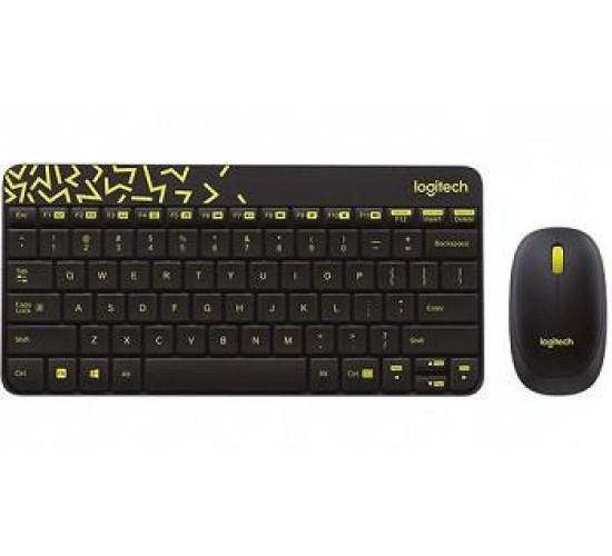 LOGITECH MK240 (L920-008213) BLACK/CHARTREUSE