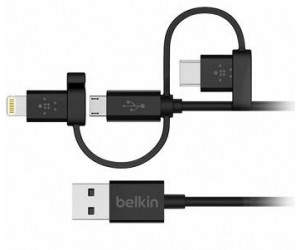 მობილური მოწყობილობების აქსესუარები BELKIN UNIVERSAL CABLE (F8J050BT04-BLK)