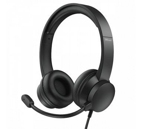 TRUST RYDO ON-EAR USB HEADSET (24133) BLACK