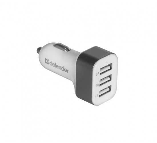 დამტენი uca-03 Car adapter 3 port USB 5V - 4A