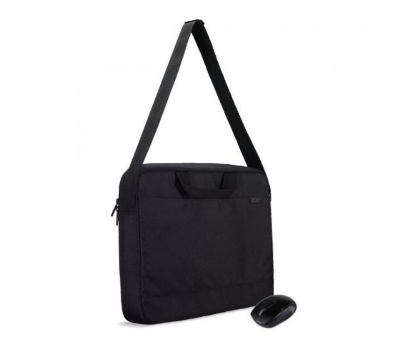 Acer Starter Kit 15.6 Laptop Bag & Wireless Mouse კომპიუტერული ტექნიკა, კომპიუტერის აქსესუარები ბრენდი: Acer ჩანთის ზომა: 15. Acer Starter Kit 15.6 Laptop Bag & Wireless Mouse