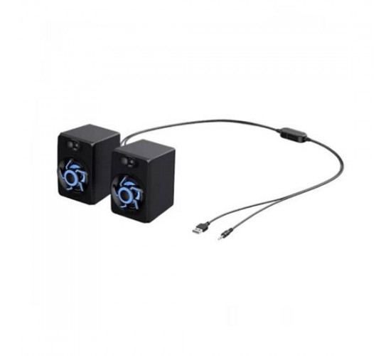 HAVIT HV-SK706 Speaker კომპიუტერული ტექნიკა, კომპიუტერის აქსესუარები ბრენდი: Havit პროდუქტის ტიპი: Classic RMS/არხი (ვატი): 3W x 2 სიხშირის დიაპაზონი: 30Hz-15KHz წინაღობა: 4ohm კავშირის საშუალება: USB, 3. HAVIT HV-SK706 Speaker