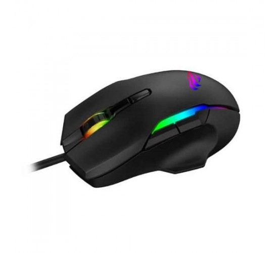 Havit Gaming Mouse HV-MS1012A კომპიუტერული ტექნიკა, კომპიუტერის აქსესუარები ბრენდი: Havit პროდუქტის ტიპი: Gaming ინტერფეისი: USB კავშირი: Wired გარჩევადობა: 800-1600-2400-3200-4000-4800DPI ფერი: black Havit Gaming Mouse HV-MS1012A