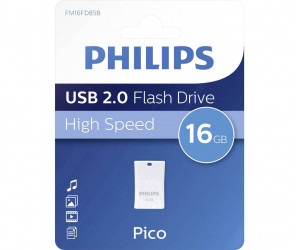 მეხსიერება USB 2.0 16GB Pico Blue Philips Philips