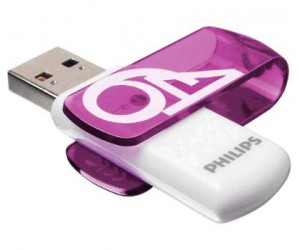 მეხსიერება USB 2.0 64GB Magic Purple Philips