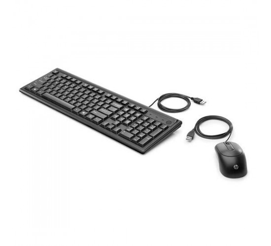 HP Wired Combo Keyboard 6HD76AA კომპიუტერული ტექნიკა, კომპიუტერის აქსესუარები ბრენდი: HP პროდუქტის ტიპი: Classic კავშირი: Wired ფერი: black განკუთვნილია: Windows 10; Windows 8; Windows 7 ზომა: 14. HP Wired Combo Keyboard 6HD76AA