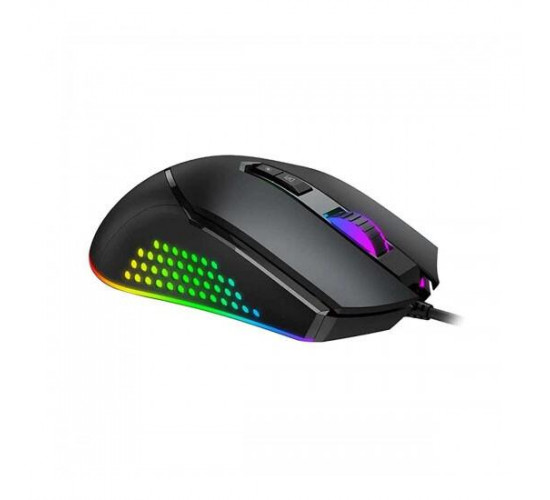 Havit Gaming Mouse HV-MS814 კომპიუტერული ტექნიკა, კომპიუტერის აქსესუარები ბრენდი: Havit პროდუქტის ტიპი: Gaming ინტერფეისი: USB კავშირი: Wired გარჩევადობა: 1000-2000-3000-4000-6000-7000DPI ფერი: black ზომა: 127x66. Havit Gaming Mouse HV-MS814