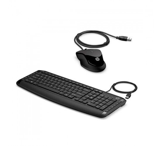 HP Pavilion Keyboard and Mouse 9DF28AA კომპიუტერული ტექნიკა, კომპიუტერის აქსესუარები ბრენდი: HP პროდუქტის ტიპი: Classic კავშირი: Wired ფერი: black ზომა: 18. HP Pavilion Keyboard and Mouse 9DF28AA