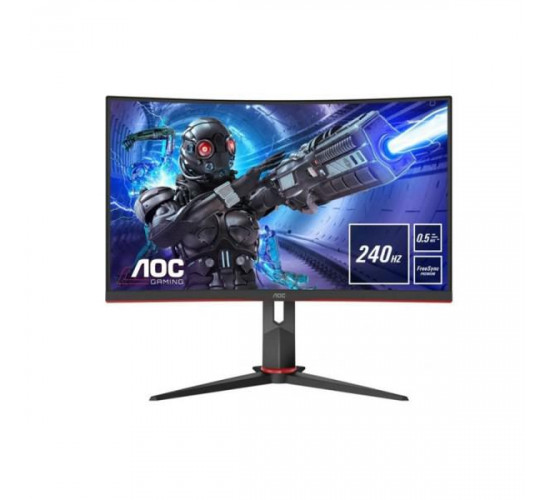 მონიტორი AOC C27G2ZU-BK 27 FHD VA 240Hz 1ms 2xHDMI DP USB-Red