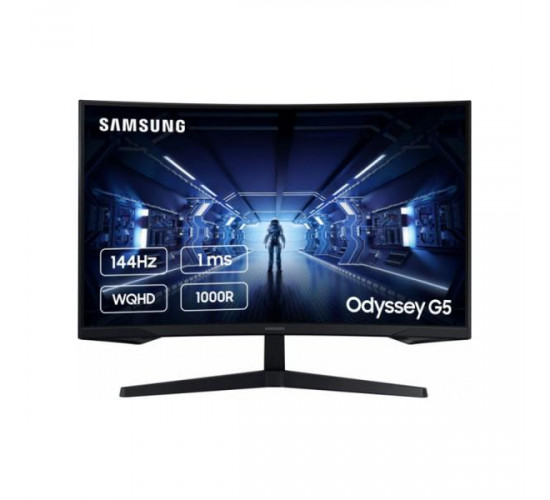 მონიტორი Samsung LC27G54TQWIXCI Odyssey G5 27'' WQHD VA 144Hz 1ms HDMI DP