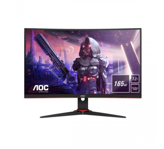 მონიტორი AOC C27G2AE-BK 27 FHD VA 165Hz 1ms VGA 2xHDMI DP-Red