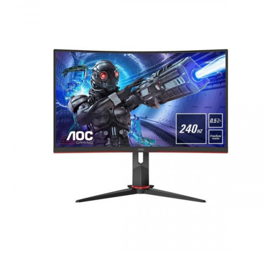 მონიტორი AOC C27G2ZE-BK 27 FHD VA 240Hz 0.5ms 2xHDMI DP-Red
