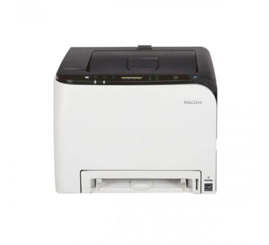 პრინტერი-Ricoh SP C261DNw Color Laser Printer პრინტერები, საკანცელარიო მაღაზია მოწყობილობის ტიპიპრინტერებიფუნქციაბეჭდვაბეჭდვის ტიპიფერადიტიპილაზერულიქაღალდის ფორმატიA4ბეჭდვის გაფართოება2400 x 600 dpi (შავ-თეთრი); 2400 x 600 dpi (ფერადი)ბეჭდვის სიჩქარე20 გვ/წთ (შავ-თეთრი А4); 20 გვ/წთ (ფერადი А4)ელ. პრინტერი-Ricoh SP C261DNw Color Laser Printer