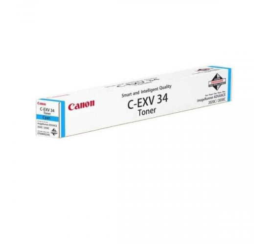 ტონერი-Canon C-EXV34 Toner Cyan - 3783B002AA