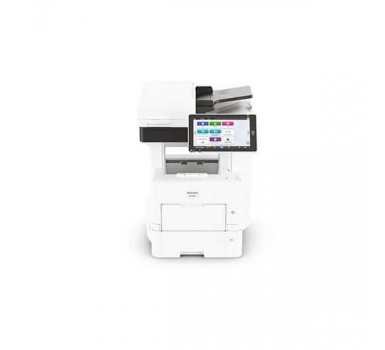 პრინტერი მულტლაზერული-Ricoh IM 550F Multifunction Mono Laser Printer პრინტერები, საკანცელარიო მაღაზია მოწყობილობის ტიპიმრავალფუნქციური მოწყობილობებიფუნქციაბეჭდვასკანირებაკოპირებაფაქსიბეჭდვის ტიპიმონოქრომულიტიპილაზერულიქაღალდის ფორმატიA4A5A6B4 (JIS)B5 (JIS)B6ბეჭდვის გაფართოება1200 x 1200 dpiბეჭდვის პრინტერი მულტლაზერული-Ricoh IM 550F Multifunction Mono Laser Printer