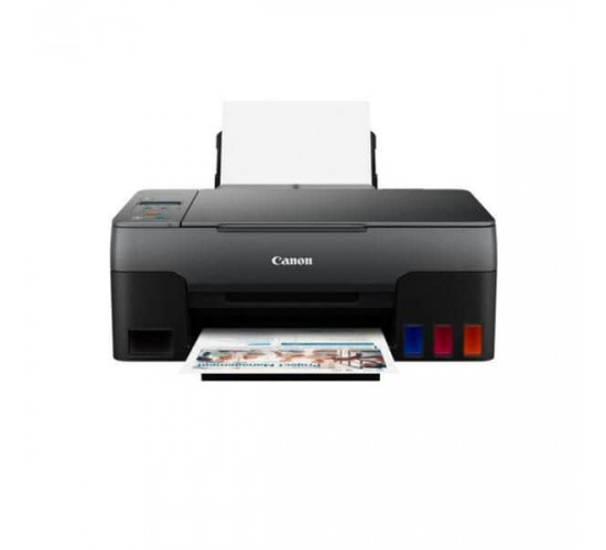 პრინტერი-Canon PIXMA G2420 MFP Printer - 4465C009AA პრინტერები, საკანცელარიო მაღაზია მოწყობილობის ტიპიმრავალფუნქციური მოწყობილობებიფუნქციაბეჭდვასკანირებაკოპირებაბეჭდვის ტიპიფერადიტიპიჭავლურიბეჭდვის გაფართოება1200 x 4800 dpi (შავ-თეთრი); 1200 x 4800 dpi (ფერადი)ბეჭდვის მაქსიმალური ზომა216 x 297 მმბე პრინტერი-Canon PIXMA G2420 MFP Printer - 4465C009AA