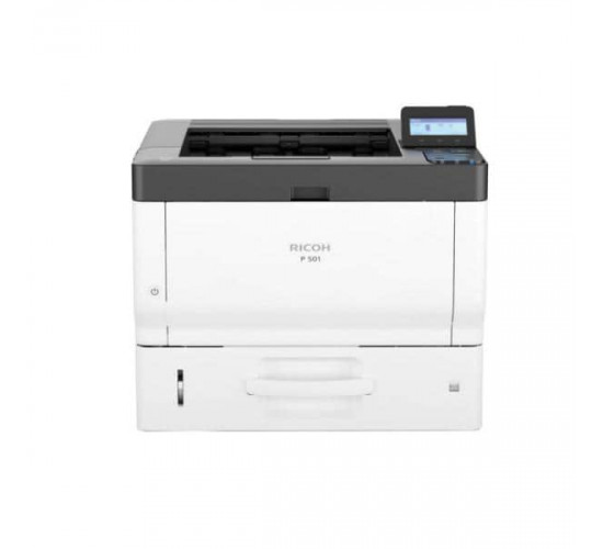 პრინტერი-Ricoh P 501 Laser Printer პრინტერები, საკანცელარიო მაღაზია მოწყობილობის ტიპიპრინტერებიფუნქციაბეჭდვაბეჭდვის ტიპიმონოქრომულიტიპილაზერულიქაღალდის ფორმატიA4ბეჭდვის გაფართოება1200 x 1200 dpiბეჭდვის სიჩქარე43 გვ/წთ (შავ-თეთრი А4)ელ. პრინტერი-Ricoh P 501 Laser Printer