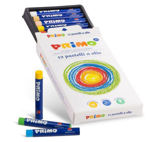 პასტელი Set with 12 oil pastels