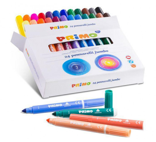 ფლომასტერების ნაკრები Set with 24 jumbo felt-tip pens