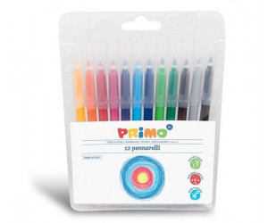 ფლომასტერების ნაკრები Set with 12 best-quality felt-tip pens