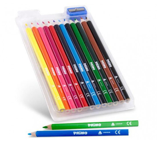 საბავშვო ფერადი ფანქრების შეკვრა 12 coloured pencils
