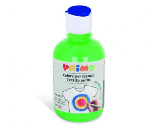 აკრილის საღებავი Textile acrylic paint, bottle 300 ml with flow-control cap,bright green 610. 411TX300610 PRIMO