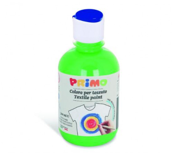 აკრილის საღებავი Textile acrylic paint, bottle 300 ml with flow-control cap,bright green 610. 411TX300610 PRIMO აკრილის საღებავი Textile acrylic paint, bottle 300 ml with flow-control cap,bright green 610. 411TX300610 PRIMO