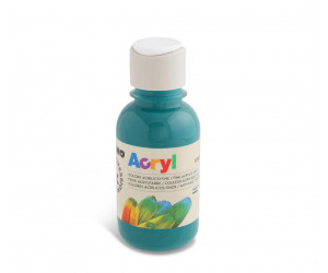აკრილის საღებავი 125641 Acrylic paint 125 ml bottle with flow control cap emerald