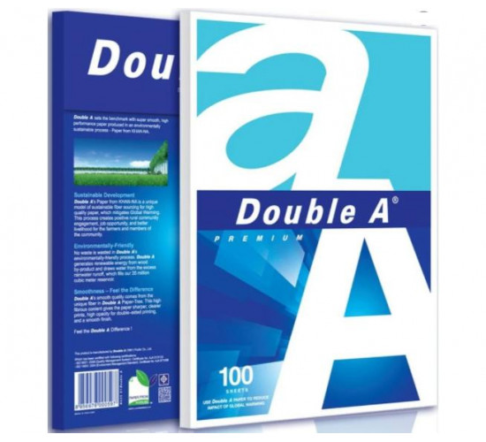 ქსეროქსის (საბეჭდი)ქაღალდი A4 80გრ (100ფ) Double A