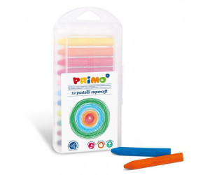პასტელი PP box of 12 triangular wax crayons 085PT12P PRIMO