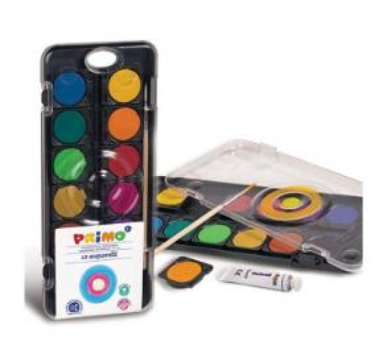 აკვარელი Watercolour set 12x30 mmremovable trays