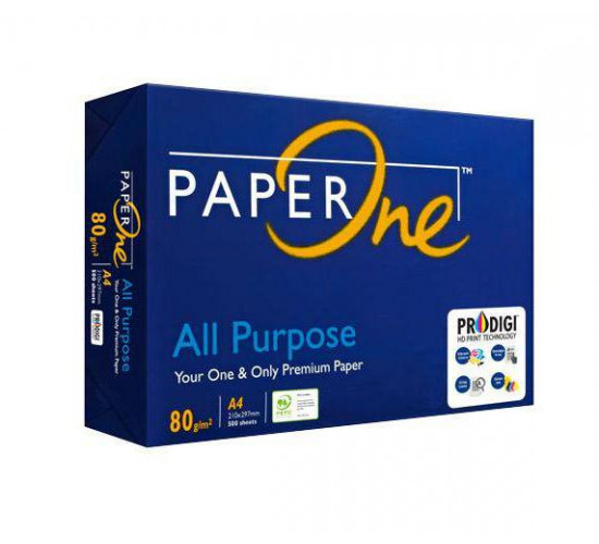 ქსეროქსის (საბეჭდი) ქაღალდი A4 80გრ. PAPER ONE