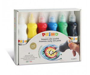 გუაში Poster paint in bottle, 75ml, 6 colours PRIMO