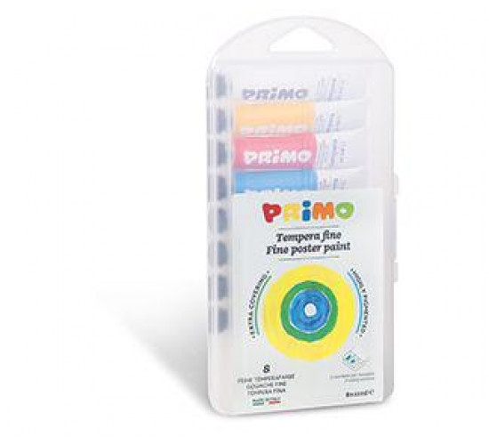 გუაში Aluminium tube, 8 coloursx 12ml PRIMO