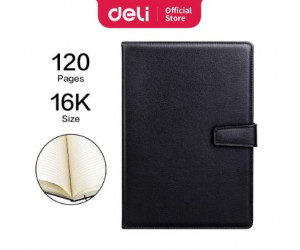 ბლოკნოტი ტყავის ყდით A5 120ფ. 3302 , DELI
