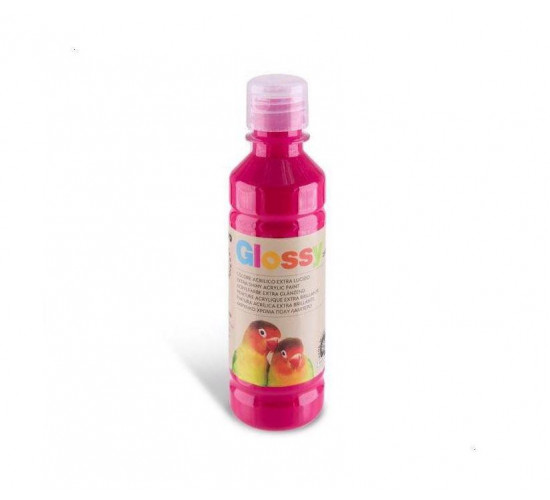 აკრილის საღებავი GLOSSY acrylic paint, bottle 250 ml with flow-control cap, magenta 301. 428TAG250301 PRIMO აკრილის საღებავი GLOSSY acrylic paint, bottle 250 ml with flow-control cap, magenta 301. 428TAG250301 PRIMO