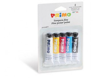გუაში Poster paint tubes12ml5 colours blister