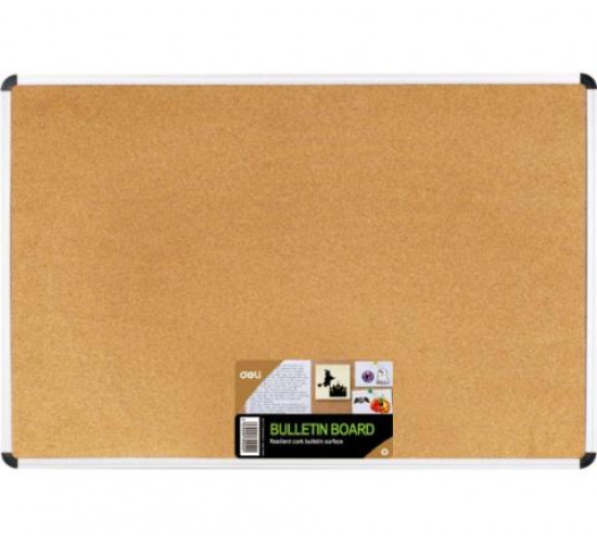 კორპის ჩამოსაკიდი დაფა 120*180სმ Deli Stationery