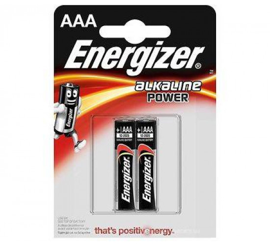 7317 Energizer Alkaline Power AAA ელემენტი 2ც შეკრა