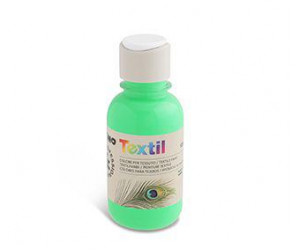 ტექსტილის საღებავი Textile fluorescent paint 125 ml GREEN