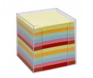 ჩასანიშნი ქაღალდი ფერადი 90x90x871 Plastic box