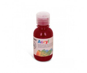 აკრილის საღებავი 125320 Acrylic paint 125 ml bottle with flow control cap bordeaux