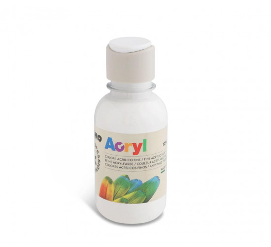 აკრილის საღებავი Fine acrylic paint bottle 125 ml Hobby Line WHITE 402TA125100 PRIMO აკრილის საღებავი Fine acrylic paint bottle 125 ml Hobby Line WHITE 402TA125100 PRIMO