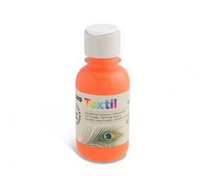ტექსტილის საღებავი Textile fluorescent paint 125 ml ORANGE