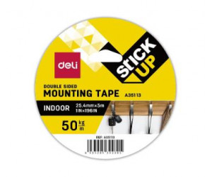 სკოჩი ორხმრივი 1mmx25.4mmx5M A35113